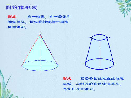 圆锥和球的截交线(工程制图基础)资料