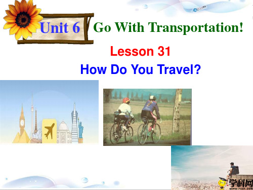 河北省保定市冀英学校八年级英语上册:lesson31HowDoYouTravel课件(共17张PPT)