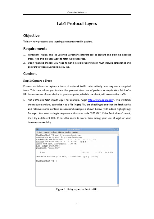 Lab1 Protocol Layers