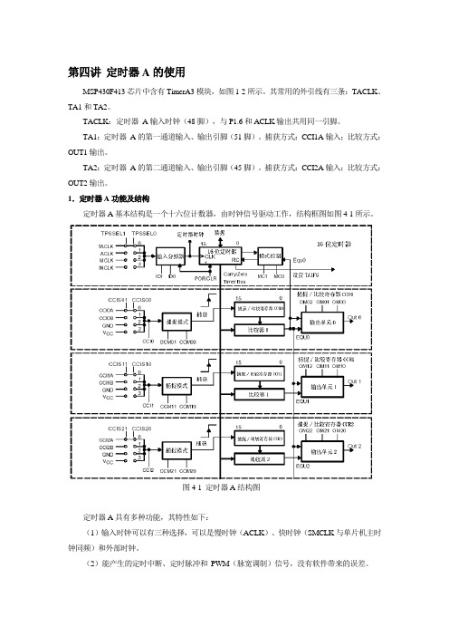 MSP430_定时器A的使用(含OUTMOD模式详解及运用)