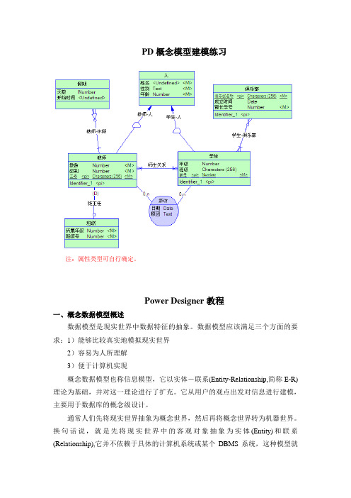 PowerDesigner详细教程