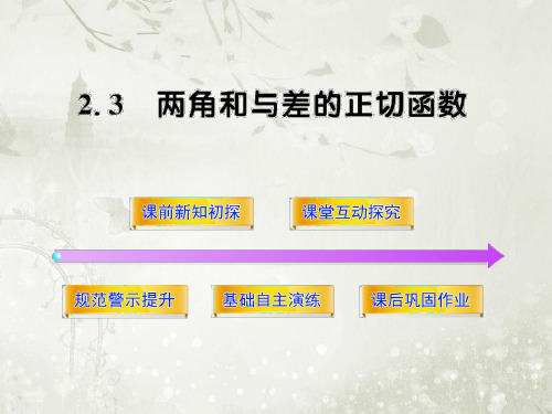 高中数学北师大版必修四 两角和与差的正切函数ppt课件(45 张)