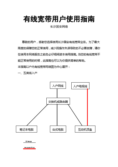 长沙国安网络常见故障解决方法