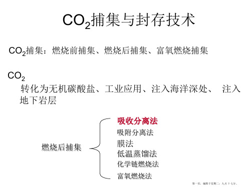 CO2捕集技术2