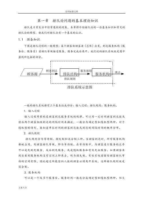 排队论在实际当中的应用_毕业设计