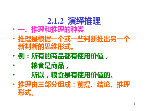 2.1.2演绎推理PPT优秀课件