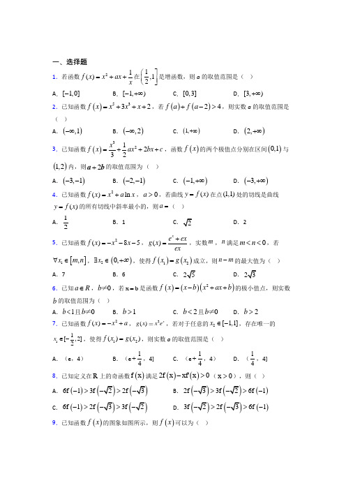 (易错题)高中数学选修二第二单元《一元函数的导数及其应用》测试题(含答案解析)(5)