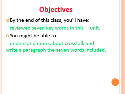 译林牛津版高中英语Module 6 Unit 1 revision 教学课件 (共35张PPT)