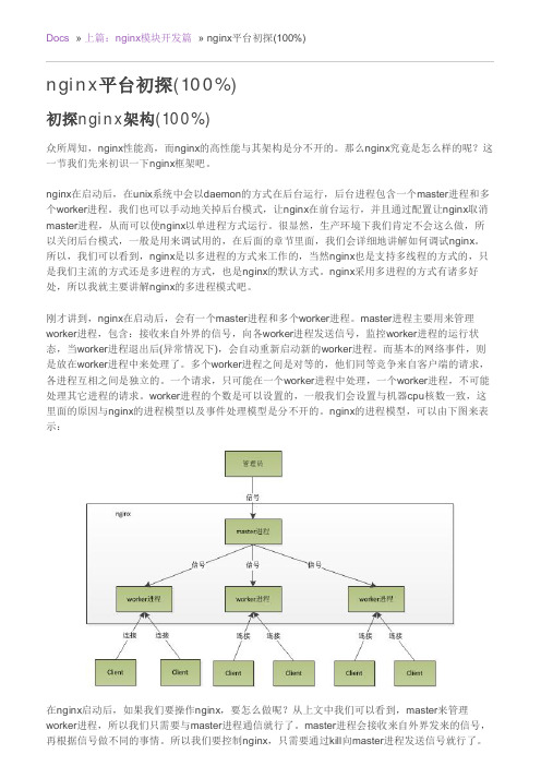 Nginx 中文手册-从入门到精通 文档