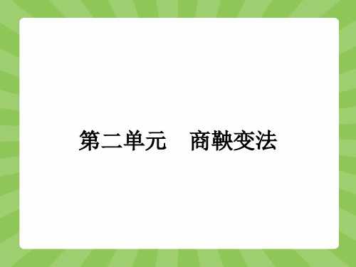 【志鸿优化设计-赢在课堂】(人教)2015高中历史选修1配套课件：2-1-改革变法风潮与秦国历史机遇