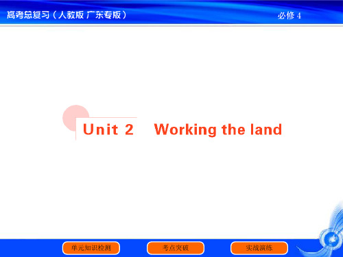 高三英语总复习(必修4)Unit2课件(共72张PPT.)