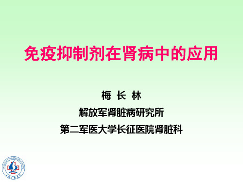 梅长林：免疫抑制剂在肾脏科的应用