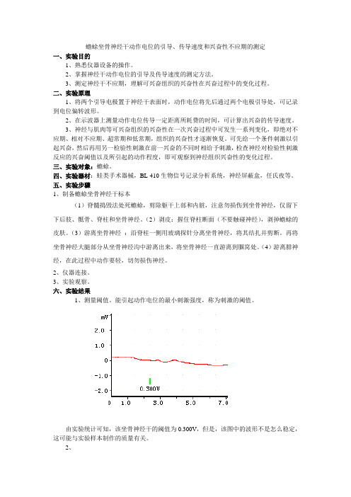 蟾蜍坐骨神经干动作电位的引导 (自动保存的)