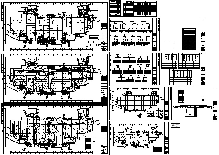 地下车库电气系统施工平面参考CAD详细图集