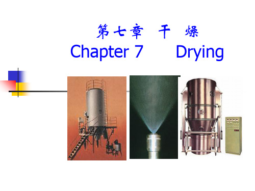 第七章  干  燥共96页PPT资料