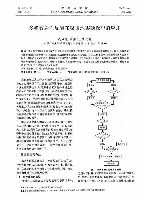 多参数岩性反演在煤田地震勘探中的应用