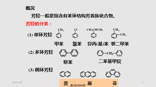 芳烃芳香性学习