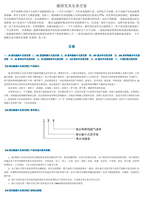 德国里其乐真空泵