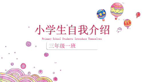 【漂亮】小学三年级2班班干部竞选活动方案PPT