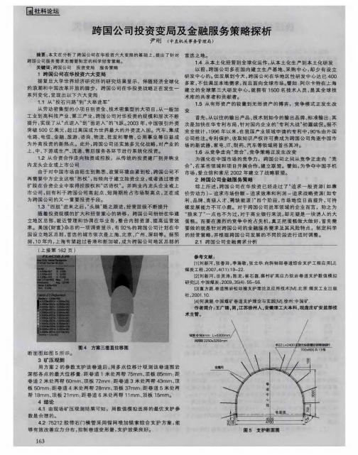 跨国公司投资变局及金融服务策略探析