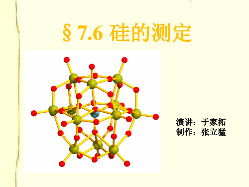 硅的测定PPT精选文档