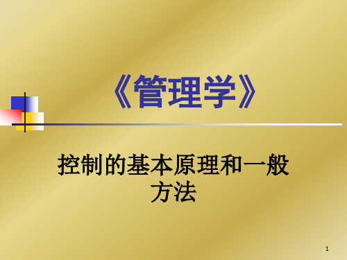 控制的基本原理和一般方法.ppt