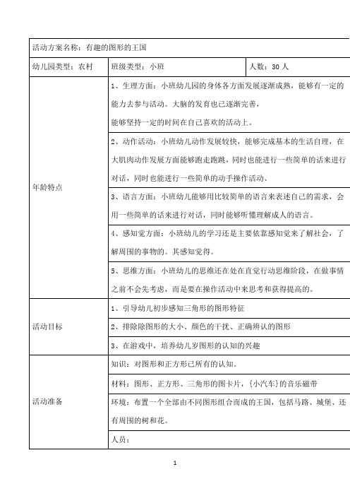 国开作业《幼儿园课程与活动设计》形考作业二参考72