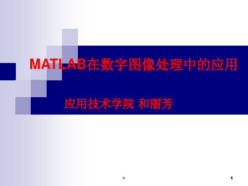 [工学]MATLAB在数字图像处理