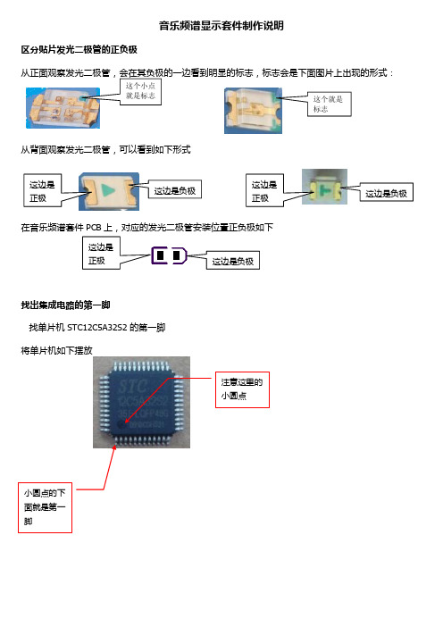 音乐频谱显示套件制作说明