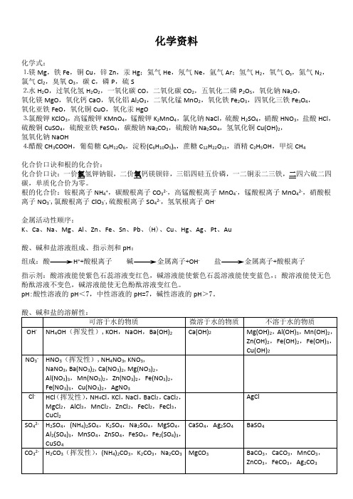 (完整版)初三化学方程式大全