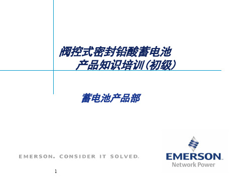 阀控式密封铅酸蓄电池产品知识培训(初级)(PPT 54页)