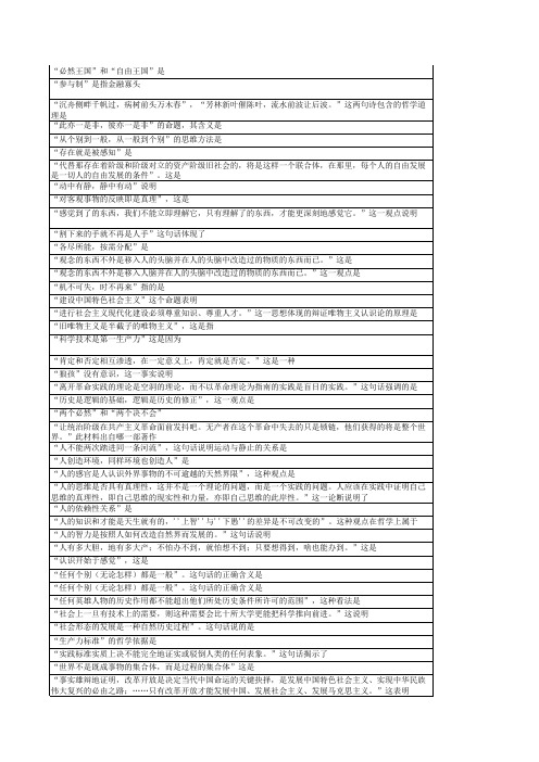 马克思期中考试单选题库