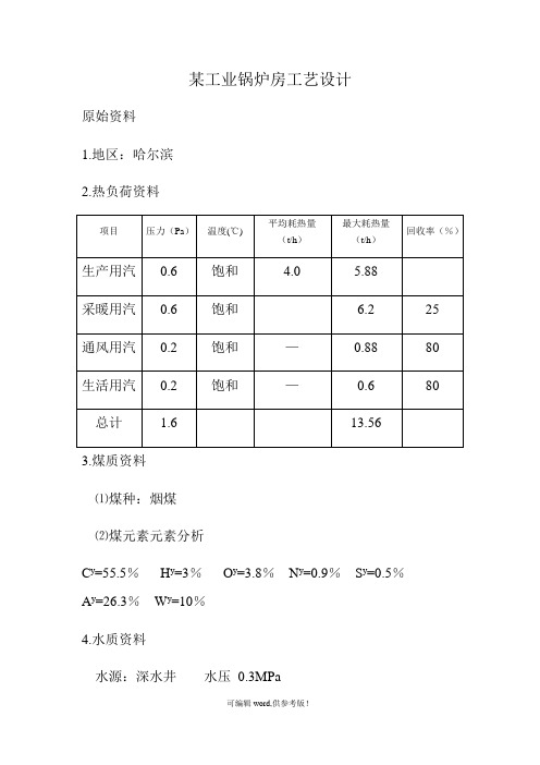 10吨锅炉计算书