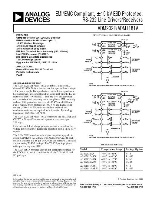 ADM202EAN中文资料