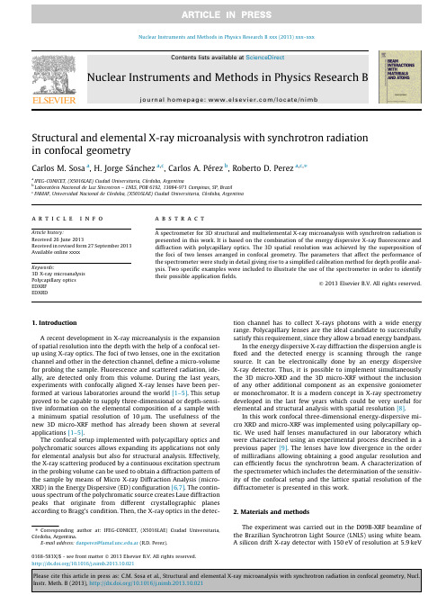 Nuclear Instruments and Methods in physics Research