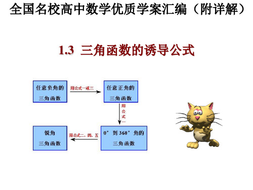 三角函数的诱导公式