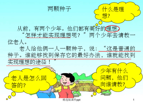 两颗种子 课文