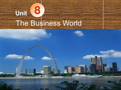 语文版中职英语(基础模块 下册)Unit 8《The Business World》ppt课件1