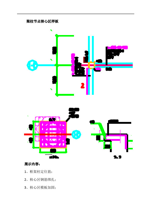 质量展示样板做法一--梁柱节点核心区·