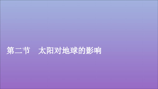 2019_2020学年新教材高中地理第一章宇宙中的地球1.2太阳对地球的影响课件新人教版必修第一册