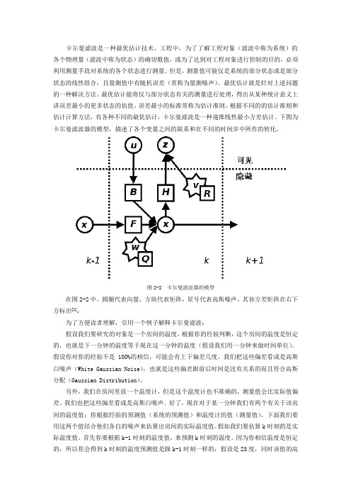 卡尔曼滤波是一种最优估计技术