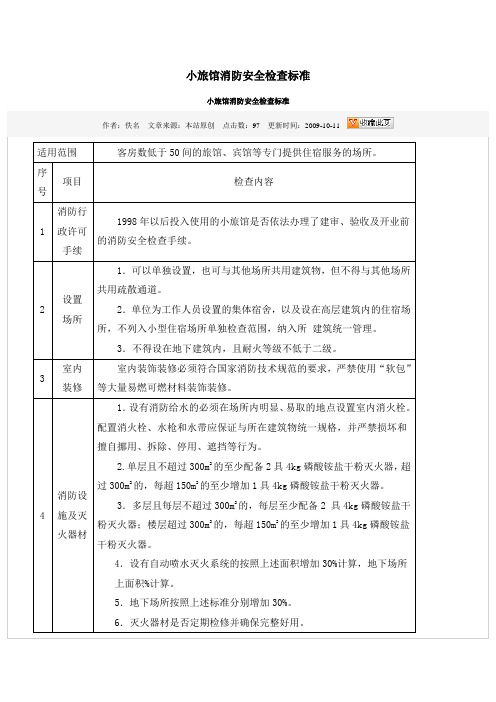 公共娱乐场所消防检查记录表