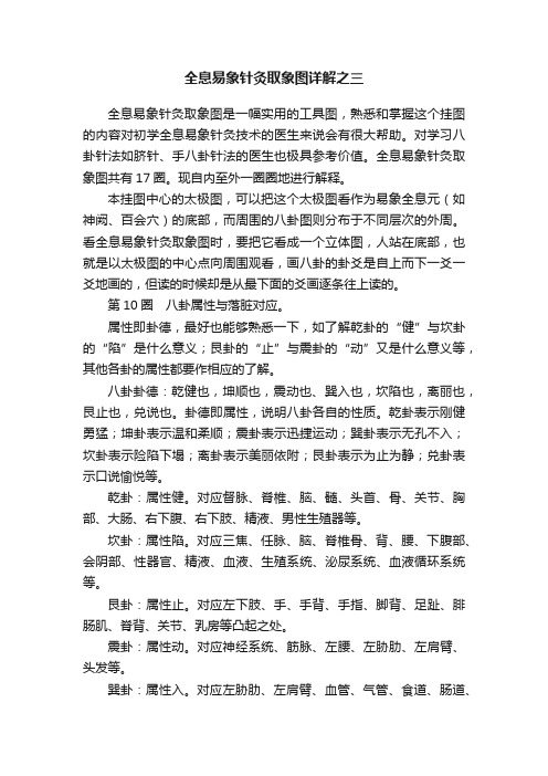 全息易象针灸取象图详解之三