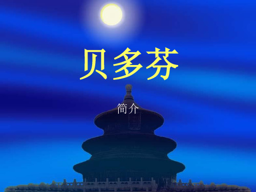 划时代的音乐大师——贝多芬课件