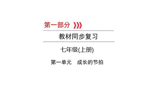 2021年江西省中考一轮道德与法治教材同步复习七年级上册第二单元 友谊的天空