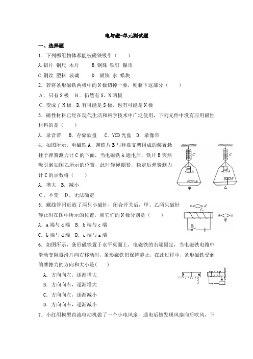 电与磁单元测试