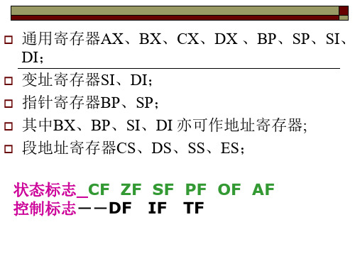 第3章  8086 8088指令系统和寻址方式