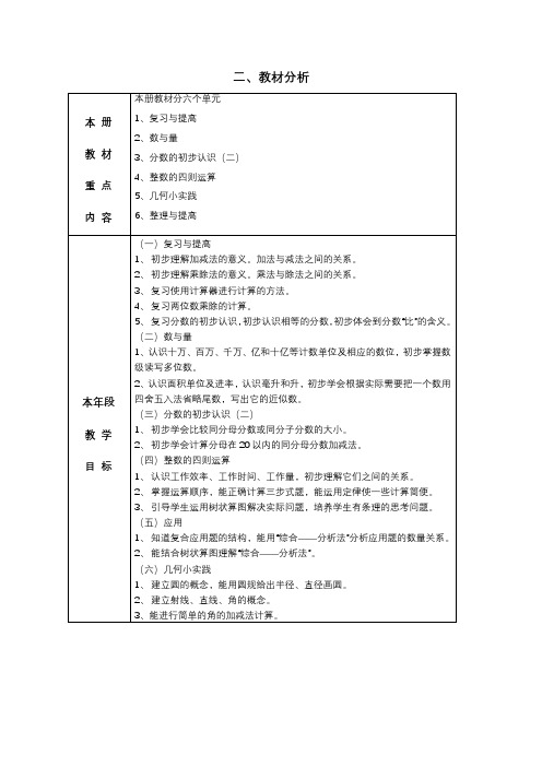 沪教版四年级上数学教案