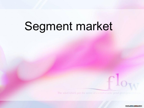 雀巢segment market
