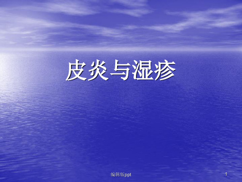 皮炎与湿疹PPT课件